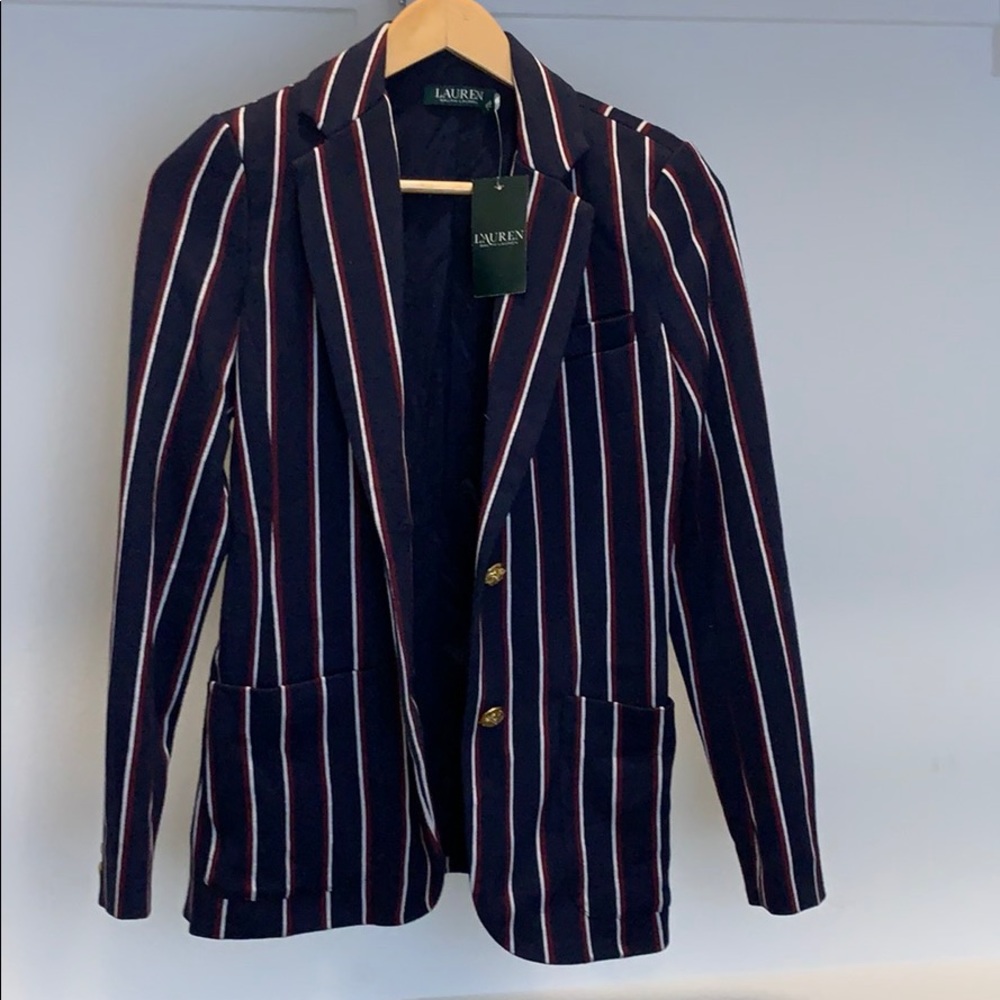 RALPH LAUREN preppy long blazer